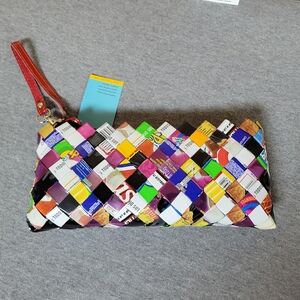 Bright Candy Handcrafted Wristlet/Clutch